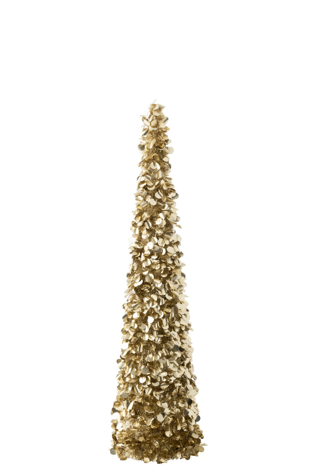 J-Line decoratie boom Sprankelend - champagne - large