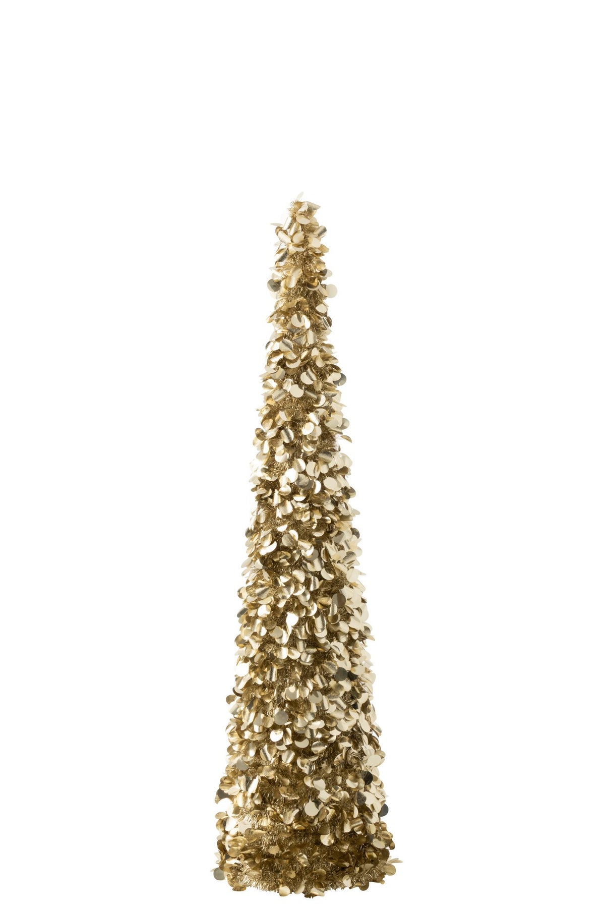 J-Line decoratie boom Sprankelend - champagne - large