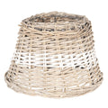 Lampenkap Ø 23x16 cm Beige Rotan Stoffen Lampenkap