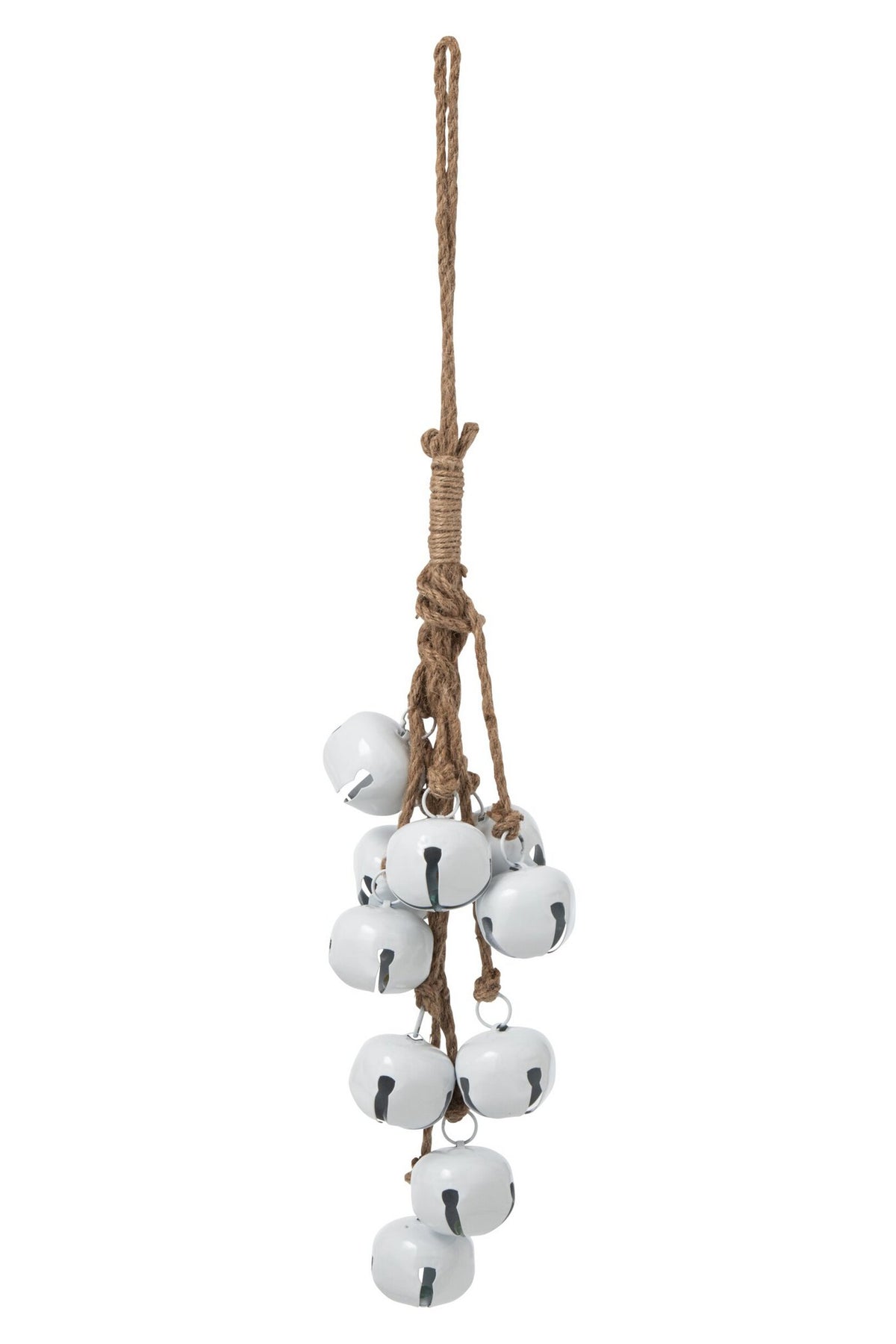J-Line hanglamp ronde klok - ijzer - wit