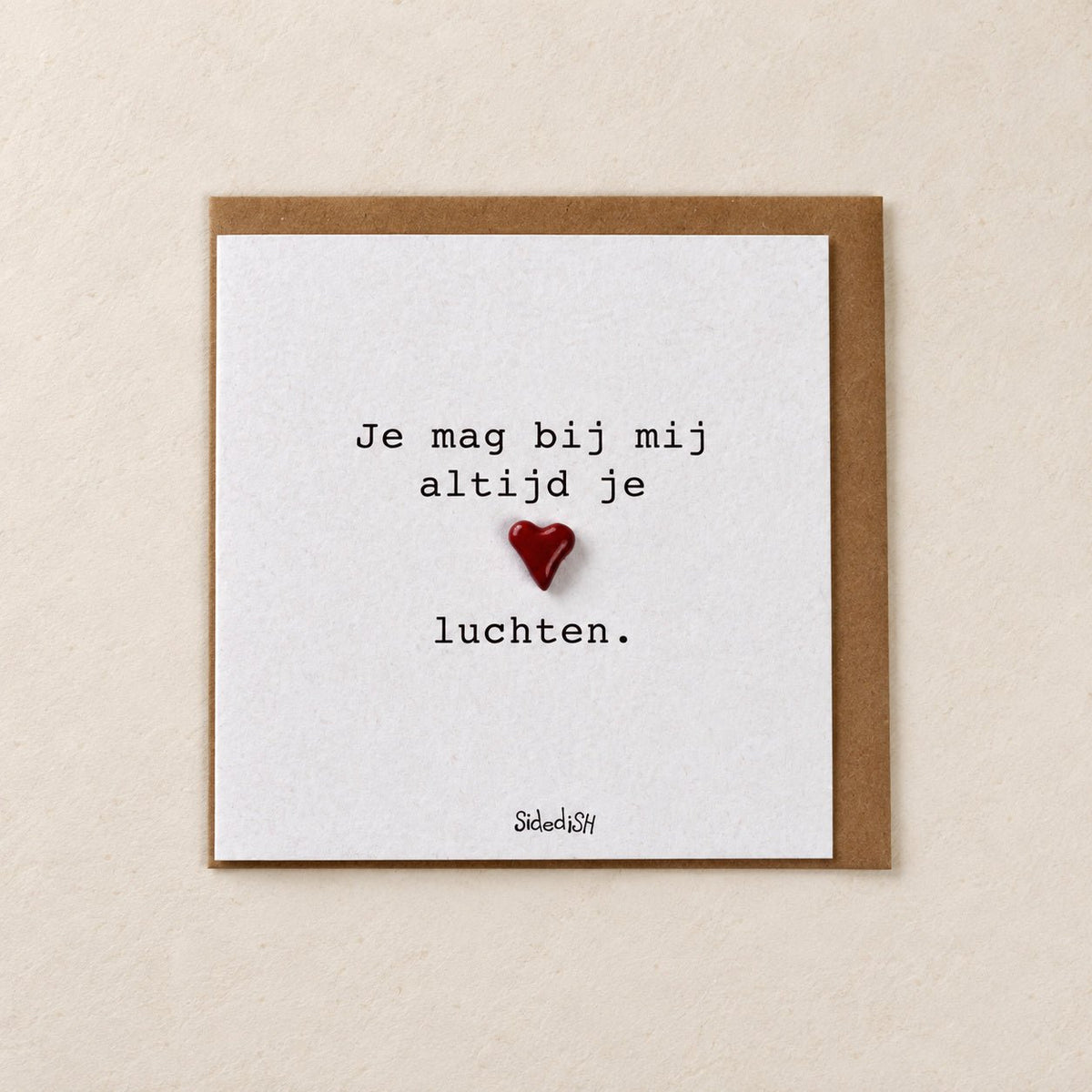 Je mag bij mij altijd je hart luchten · K18