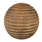Kerstbal Ø 12 cm Bruin Hout Kerstboomversiering