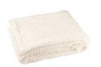 J-Line deken - polyester - wit