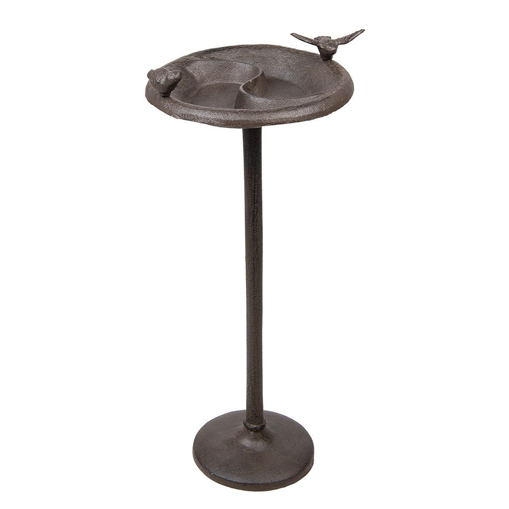Vogelvoederbak 23x25x52 cm Bruin IJzer