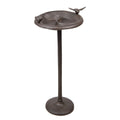 Vogelvoederbak 23x25x52 cm Bruin IJzer