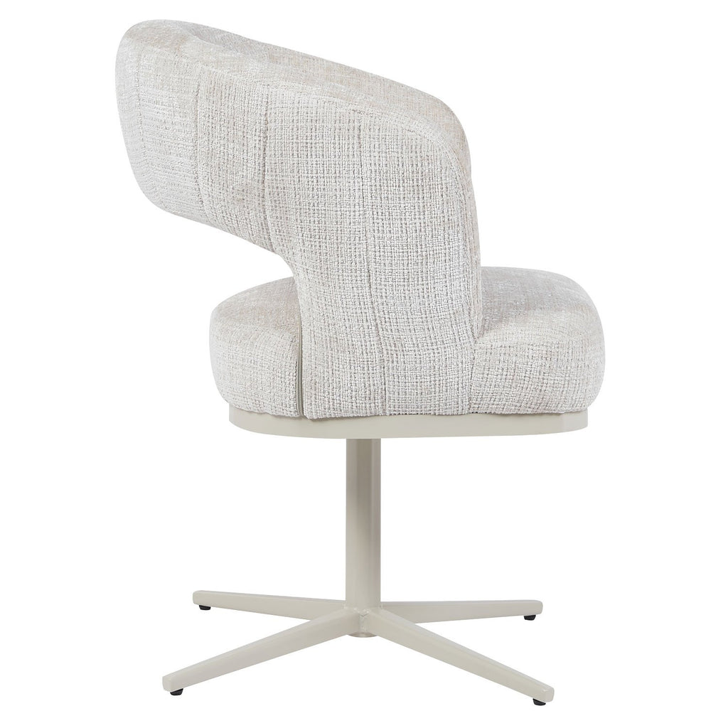 Eetkamerstoel Melina Naturel - Beige onderstel