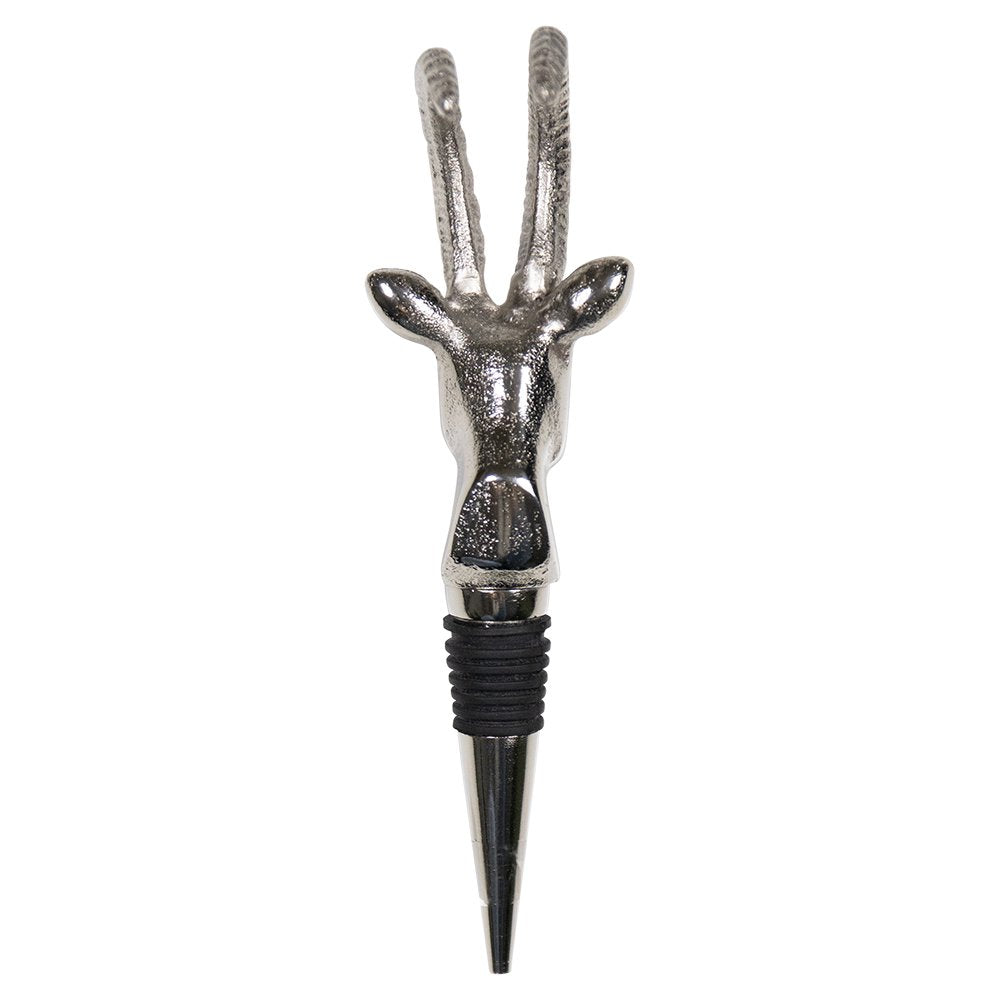 Wijnstopper steenbok 16cm