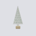 Kerstboom grote 11x23 witte kaarsen