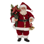 Kerstdecoratie Beeld Kerstman 27 cm Rood Kunststof