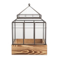 Decoratie KweekKastje 21x21x32 cm transparant Glas
