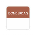 Donderdag- etiket - 500 stuks