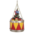 Decoratie Beeld Trommel Ø 21x34/43 cm Geel Rood Metaal