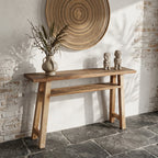 Farmwood sidetable large - FSC-gereycled hout - 140x30x80 cm
