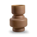 Eco vaas 'slide' mat zand h25 d17 cm
