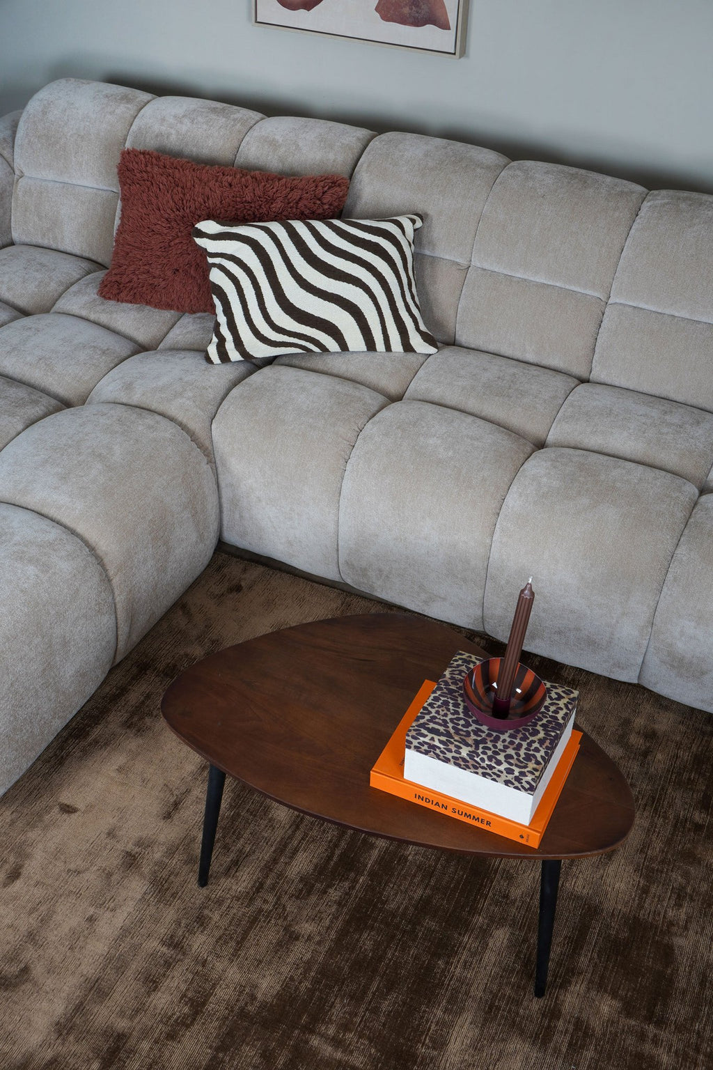 Vloerkleed Cos Brown - 200 x 280 cm