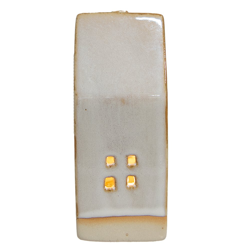 Decoratie Huis 12 cm Beige Porselein