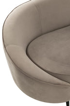 J-Line sofa Elisabeth - textiel - zilver