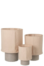 J-Line Tafellamp - cement - beige - large