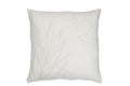 J-Line kussen Blad Fijn Vierkant - polyester - wit