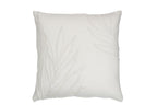 J-Line kussen Blad Fijn Vierkant - polyester - wit