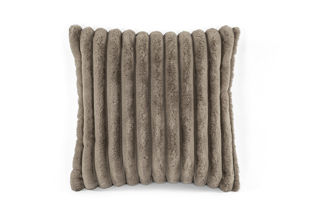 Cushion (filled) Bubble rabbit fur - 45x45cm