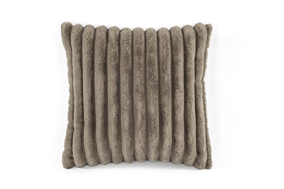 Cushion (filled) Bubble rabbit fur - 45x45cm