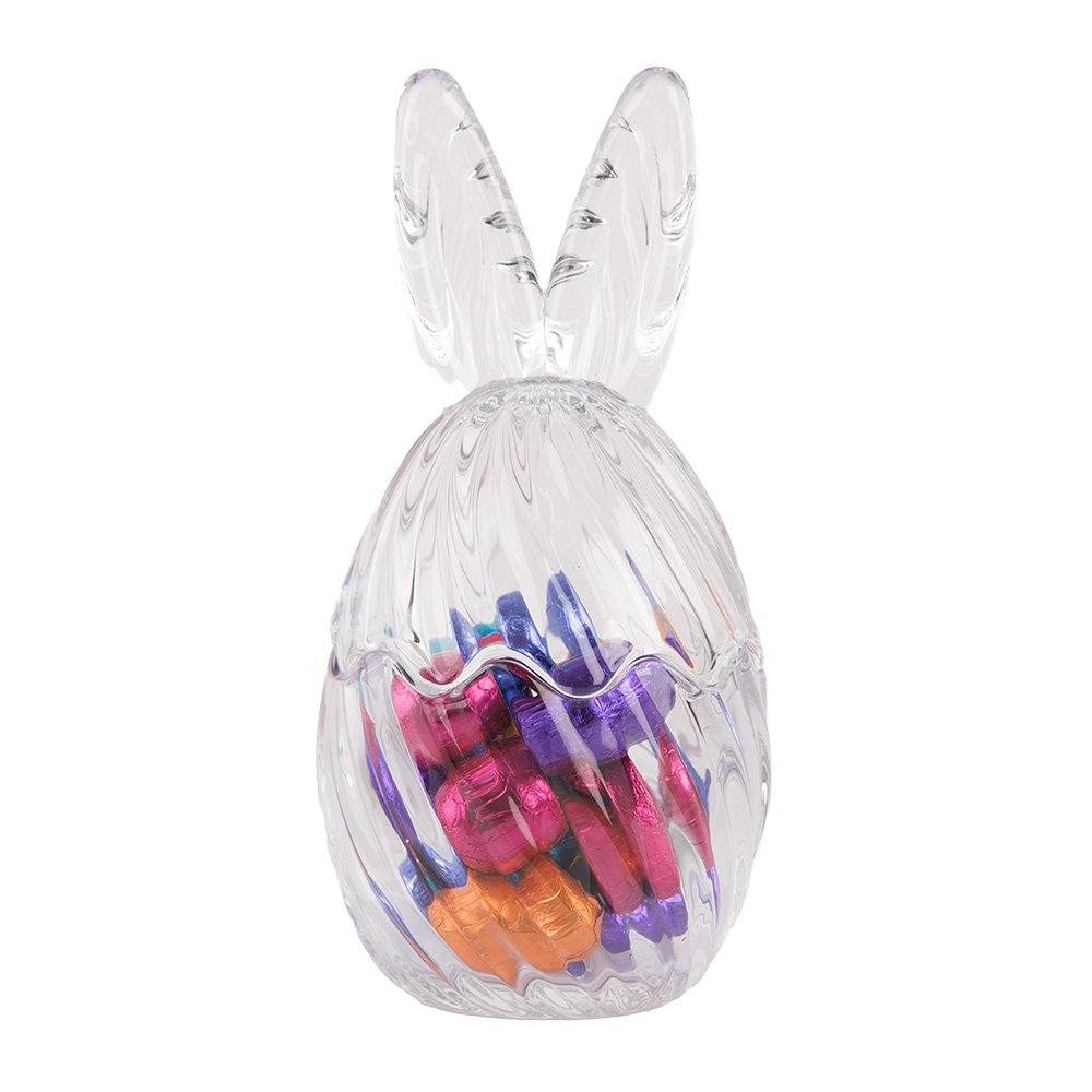 Glazen potje Ei Ø 9x17 cm Transparant Glas