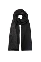 Men Angora sjaal zwart-grey