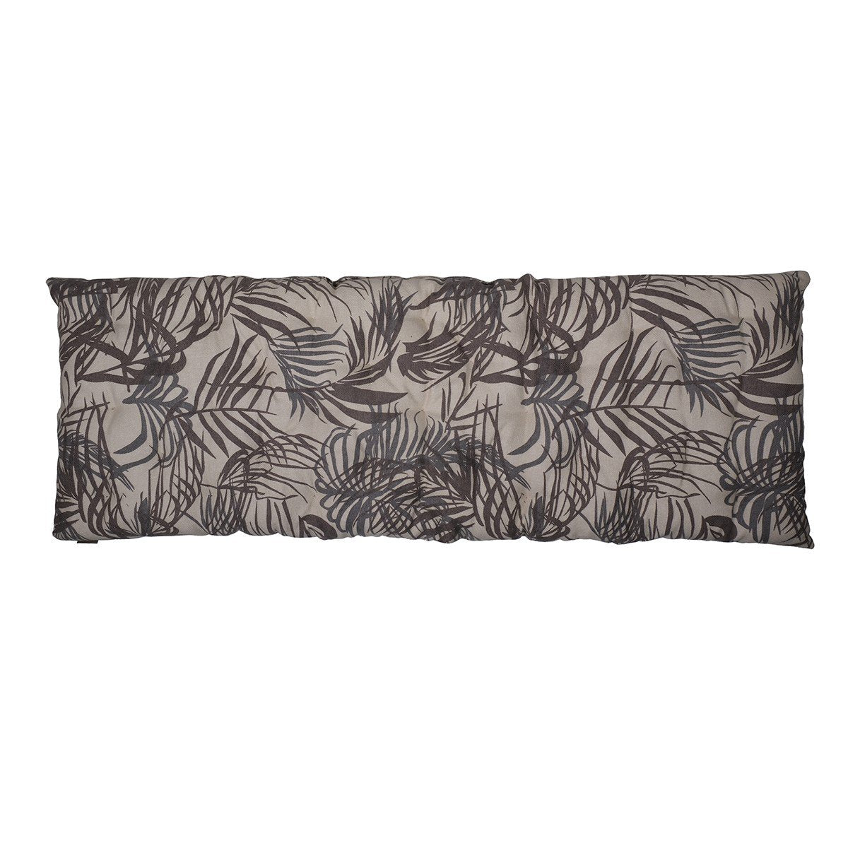 Palmblad bankkussen taupe 120x40x5cm