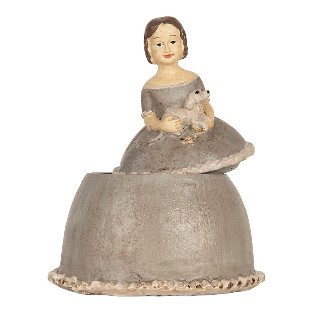 Decoratie vrouw 19x16x22 cm
