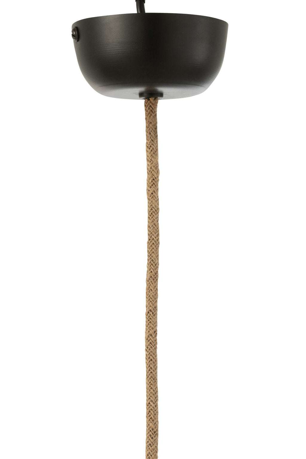 J-Line hanglamp Nest Raffia - rotan - wit