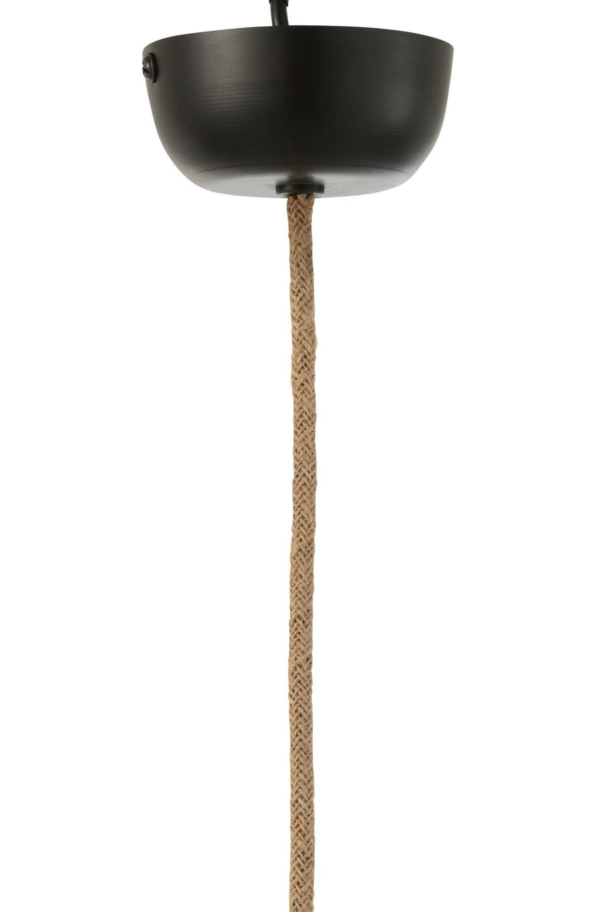 J-Line hanglamp Nest Raffia - rotan - wit
