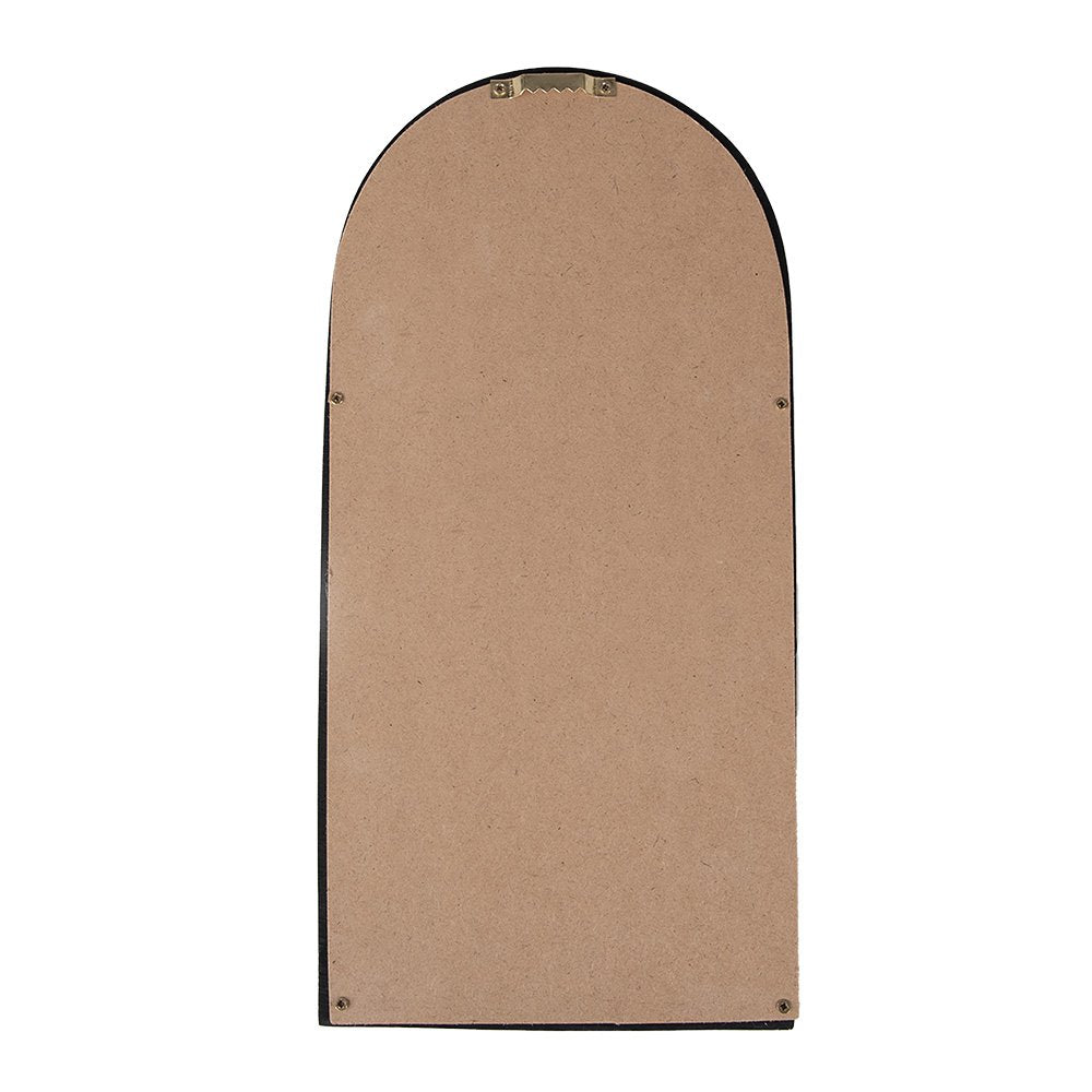 Spiegel 15x31 cm Zwart polyresinwandspiegel