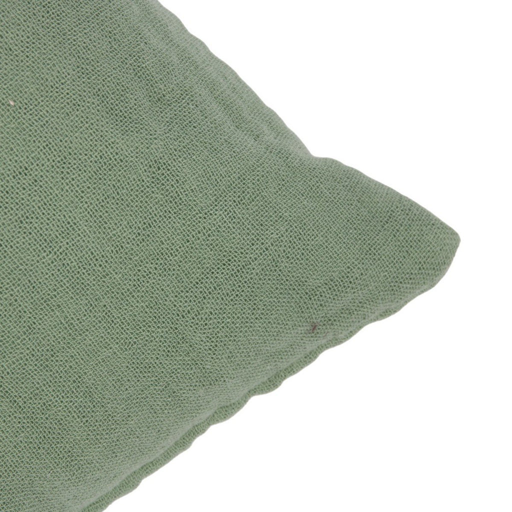 Nova Kussen Mousseline olive 45x45cm