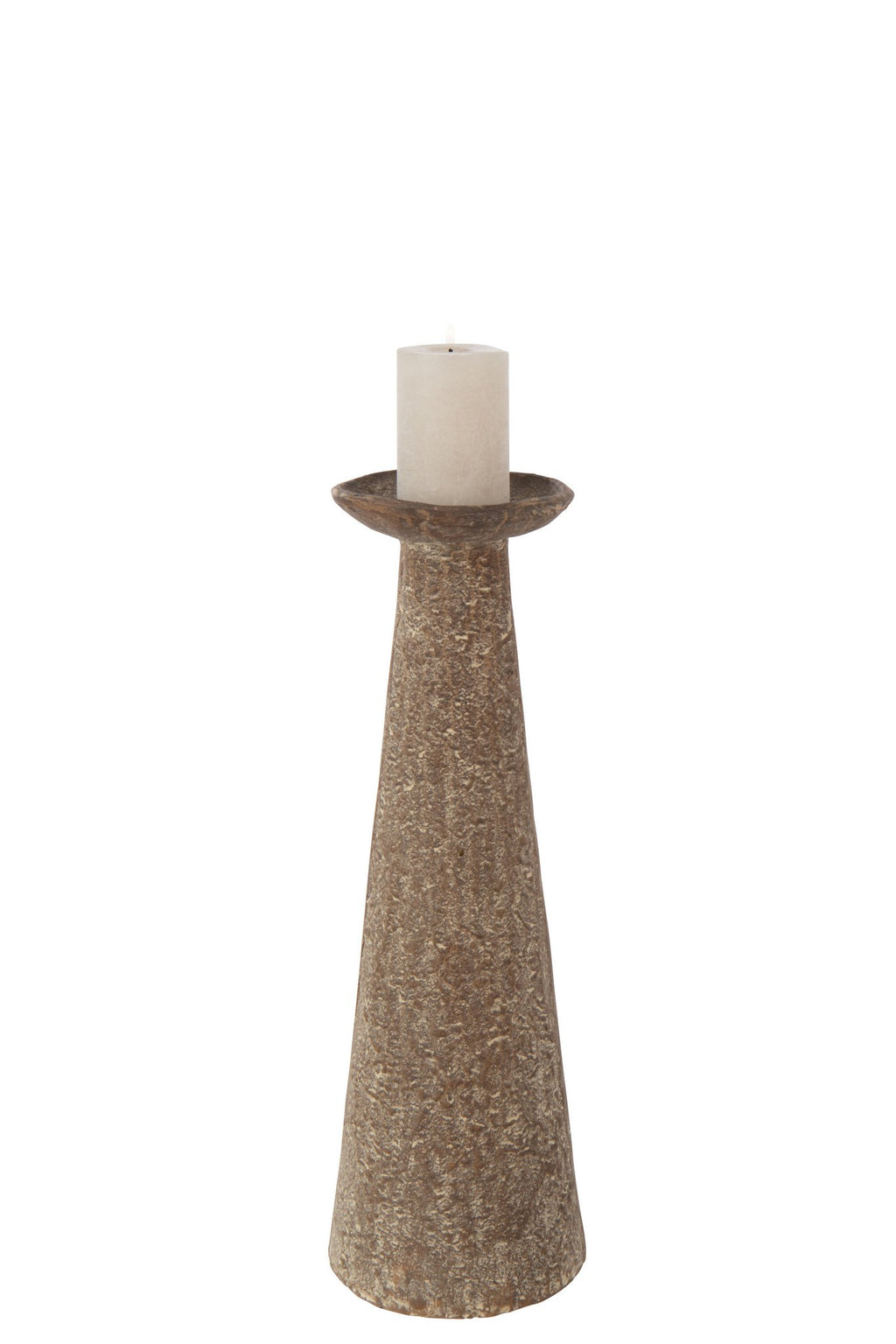 J-Line kaarshouder - aluminium - bruin - S