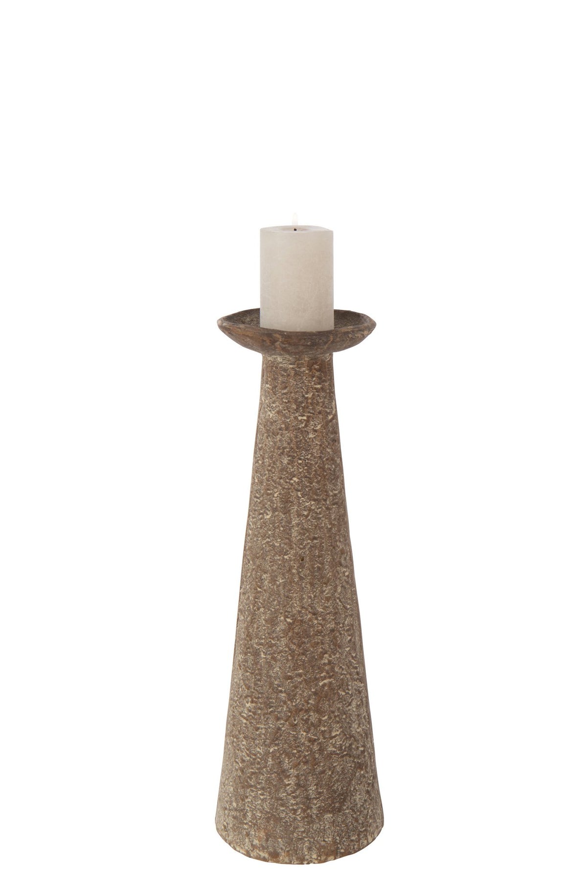 J-Line kaarshouder - aluminium - bruin - S