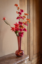 J-Line Vaas - glas - roze