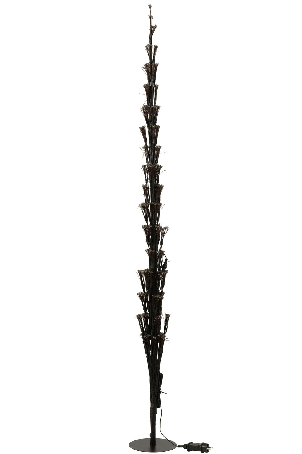 J-Line decoratie Boom Multicolor - ijzer - zwart - extra L - LED