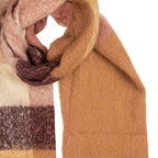 Wintersjaal Dames 50x210 cm Roze Textiel