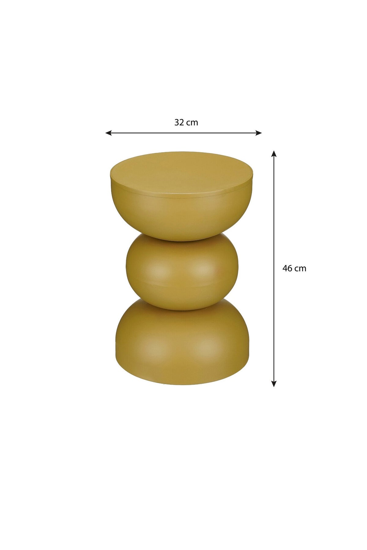 Luna bijzettafel oker