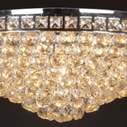Kroonluchter Ø 80x27 cm Transparant IJzer Hanglamp
