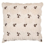 Sierkussen 40x40 cm Beige Polyester Pompoen