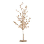 Decoratie Boom 9x9x45 cm Goudkleurig Metaal