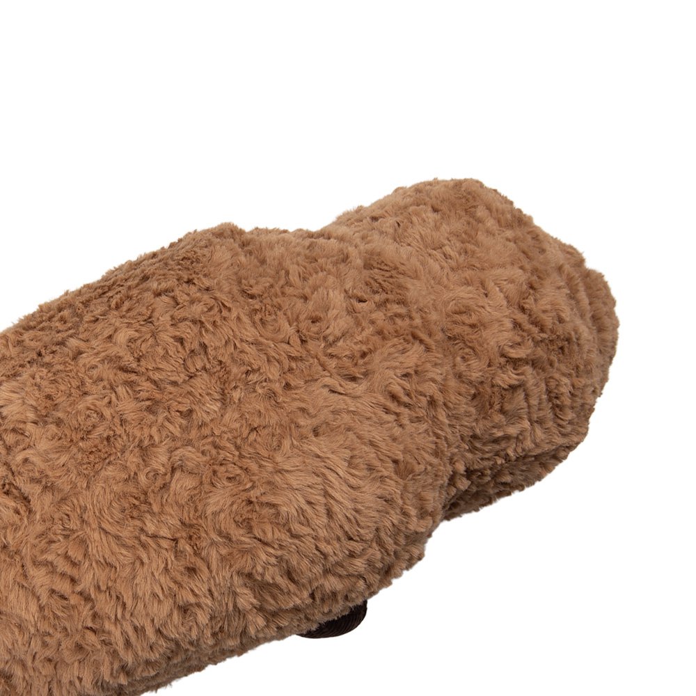 Sierkussen Croissant 63x34x17 cm Bruin Polyester