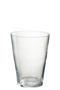 J-Line windlicht Conisch - kaarshouder - glas - transparant