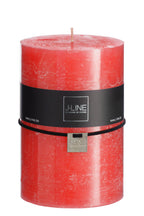 J-Line cilinderkaars - rood - XL - 120U