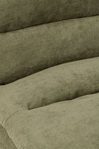 J-Line Gecomprimeerde chaise longue - schuim - groen