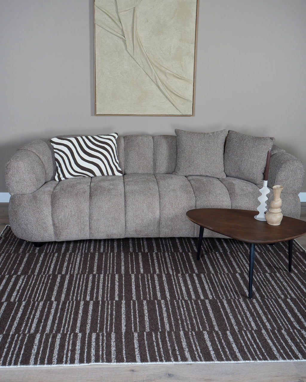 Vloerkleed Nemrac Bruin - 240 x 330 cm