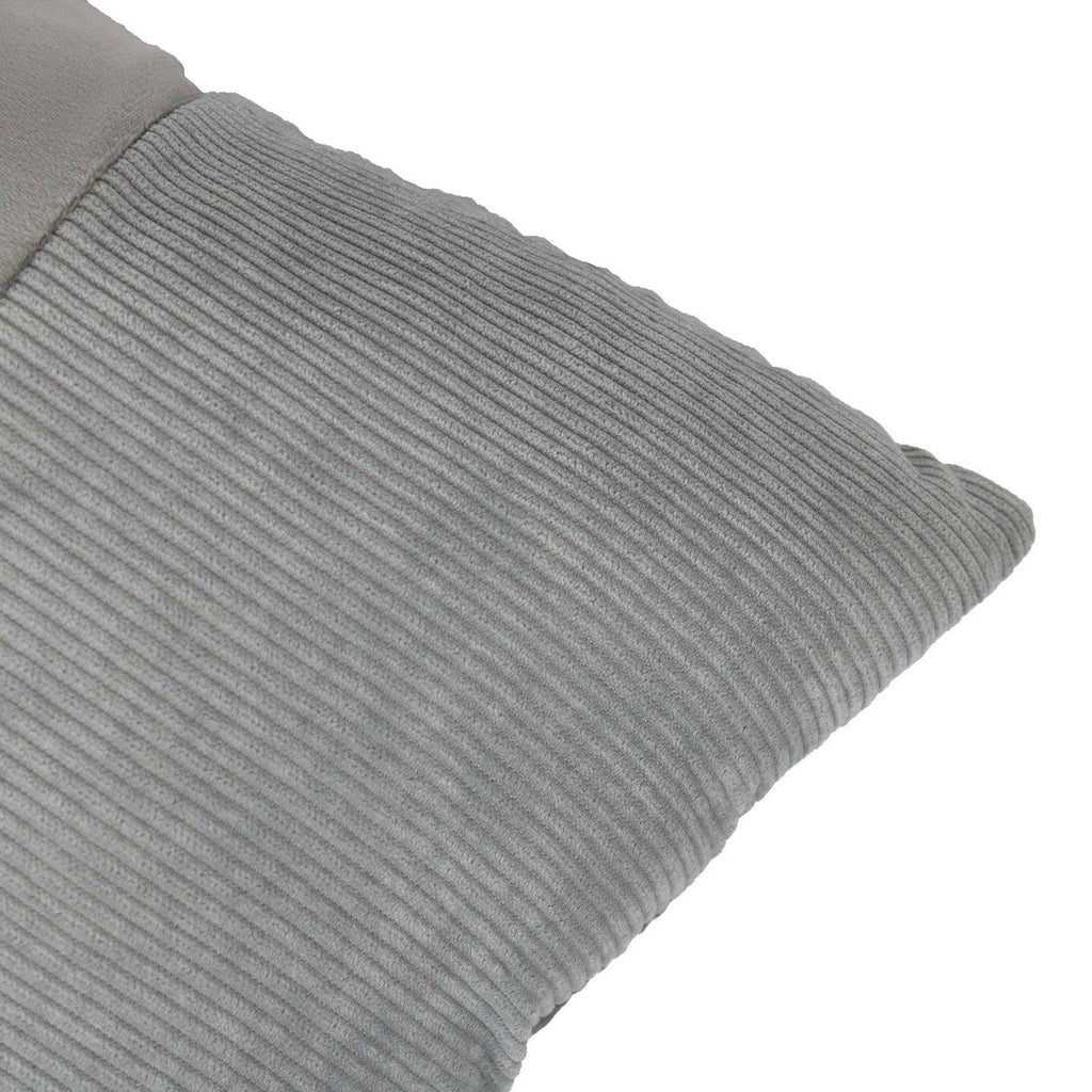 Kussen fluweel l. Gray & Corduroy 30 x 50 cm