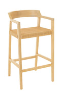 J-Line barstoel Emma - hout - naturel